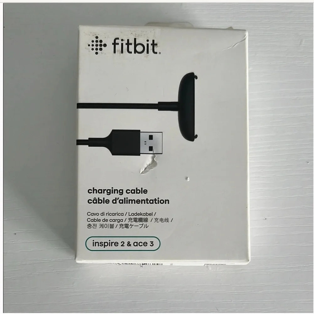 Fitbit Black USB Charging Cable for Inspire 2 & Ace 3